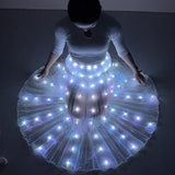 LED Light Up Party Skirt for Adults Dance Performance Wear