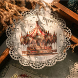 Vintage Christmas RUB ON Transfer Stickers Large DIY Craft Scrapbooking