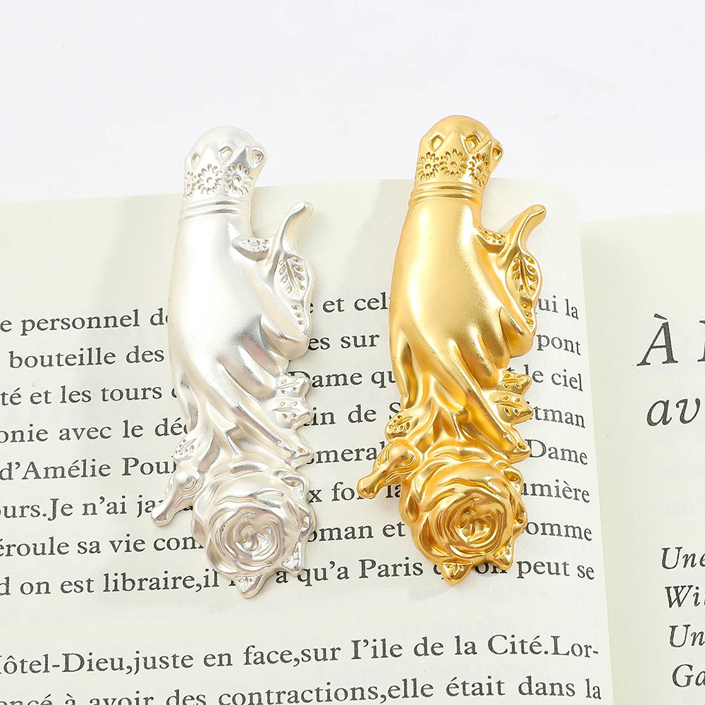 Victorian Hand Rose Bookmark