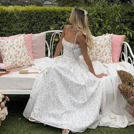 Olivietta's Floral Print Midi Sundress