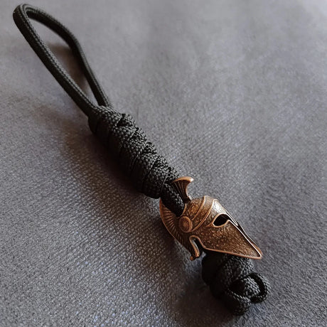 Warriror Helmets Paracord Beads Lanyard Dreadlock Beard Bead