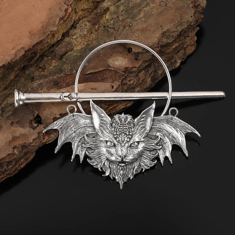 Gothic Bat Hairpin Halloween Hair Accessory