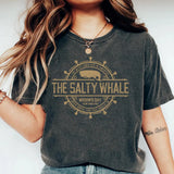 Widow's Bay T-Shirt Horror TV Series Tee The Salty Whale of Widow's Bay Shirt You Had Your Qualms Seafood Restaurant Bar Pub Tee Tops