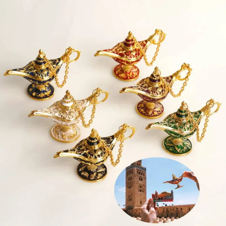 Aladdin's Lamp Magic Genie Wish Mini Decor