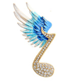 Music Gives Me Wings Brooches
