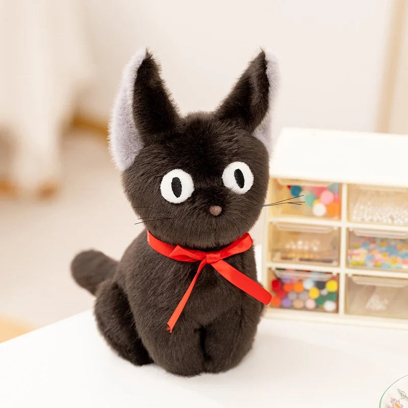 25CM Jiji Black Cat Japanese Anime Studio Ghibli Kiki's Delivery Service Soft Toy