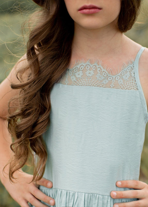 Ruffled Layers Girls Photoshoot Maxi Dresses
