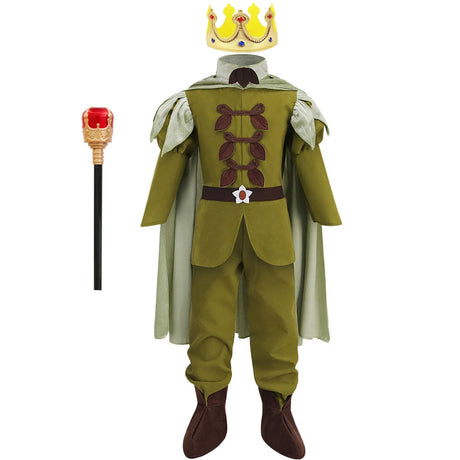 Frog Prince Naveen Boy Costume Tiana Cosplay