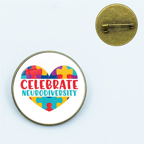 Neurodiversity Autistic Pins Badges