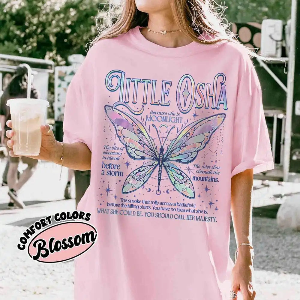Little Osha Butterfly T-Shirt Quicksilver Book Lovers Tee