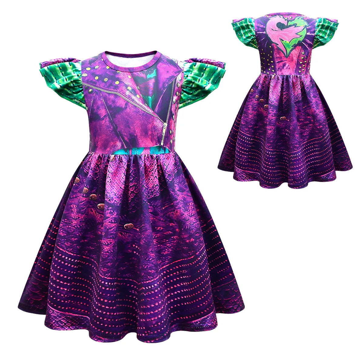 Descendants 3 Mal Evie Costumes for Girls Cosplay Costume
