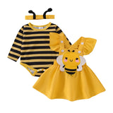 Ladybug and Bumble Bee Baby Girl Outfits
