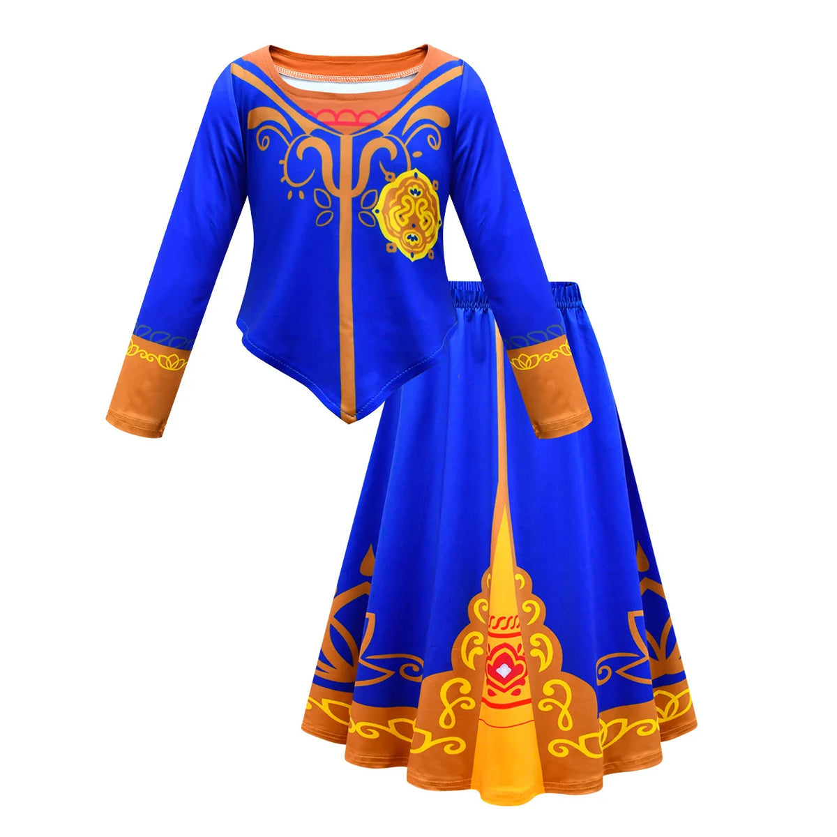 Mira Royal Detective Kids Cosplay Girl Fancy Dress Halloween Gown And Cloak Costume