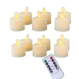 Flameless Moving Wick LED Candles With Remote Control