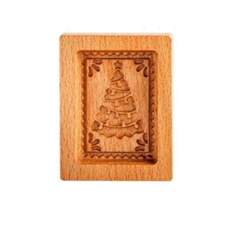 Wooden Shortbread Mould Cookie or Clay Embossing Moulds