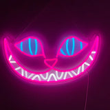 Cheshire Cat LED Neon Wall Art Halloween Decoration