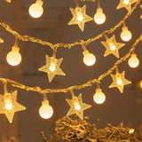 Snowflake Xmas Tree LED String Lights Christmas Decoration