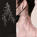 Temporary Tattoo Sticker Arm Neck Fissured Blood Vessels