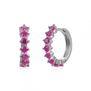 Colourful Zircon Gold Stud Earrings Mix'n'Match