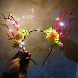 Christmas Antler Light Up Headbands
