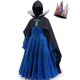 Evil Queen Girls Halloween Cosplay Snow White Costume 2-12Y