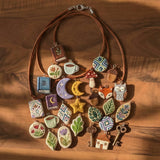 Woodland Cottage Pendant Charms for DIY Jewellery Making