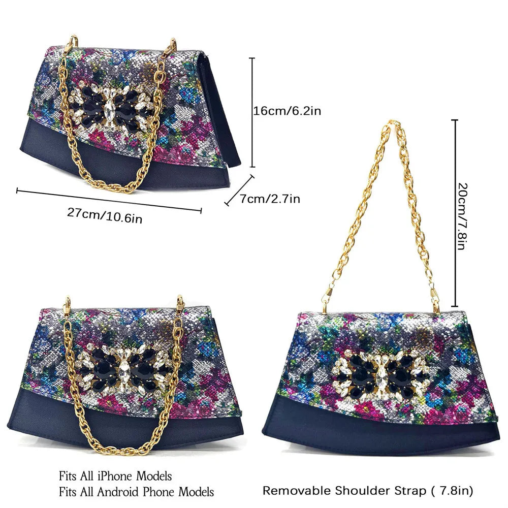 Spring Garden Party Shoes And Matching Bag Set