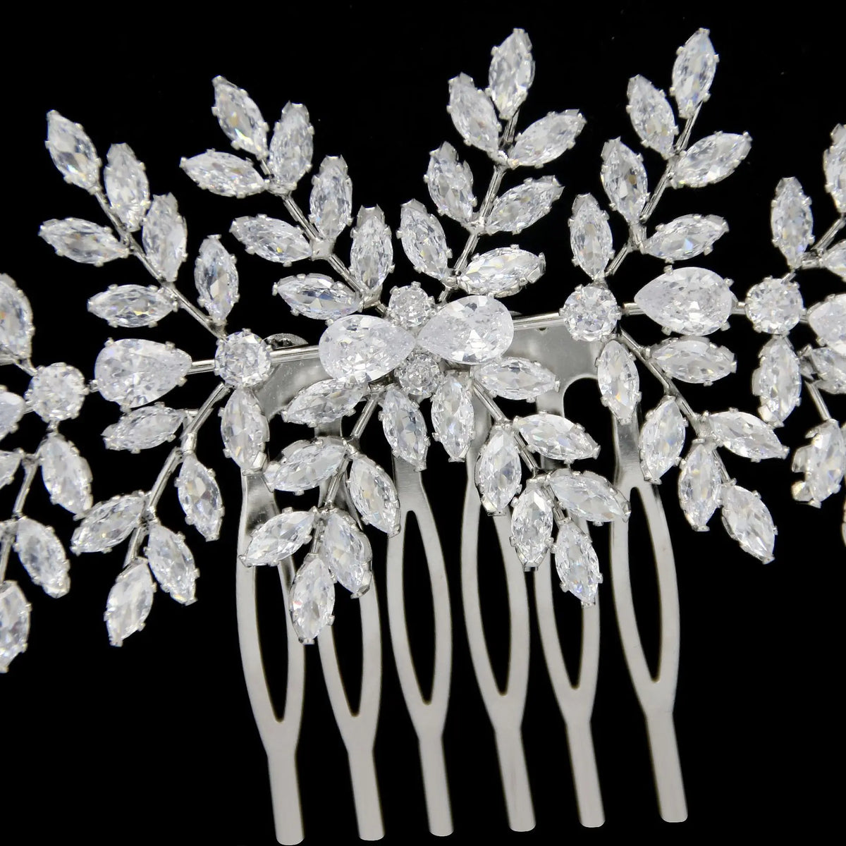 Wedding Hair Accessories Cubic Zircon Bridal Hair Combs Headpieces Hair Jewellery