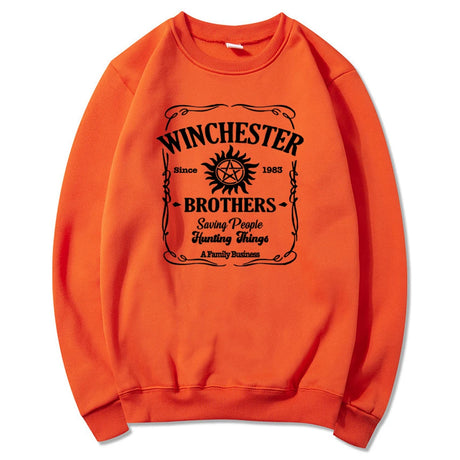 Supernatural Sweatshirt Sam and Dean Winchester Fan Sweater Pullover Jumper