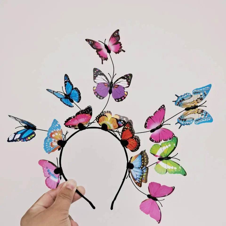 Fluttering Butterfly Headband Spring Fascinator