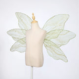 Green Glitter Butterfly Wings Fairy Cosplay