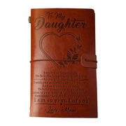 To My Son, Daughter, Grandson, Granddaughter, Wife, Sister, etc, Gift PU Leather  Journal Notebooks
