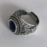 The Kraken of the Depths S925 Sterling Silver Rings Zircon Octopus