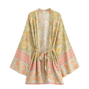 Mari's Boho Cover Up Short Kimono
