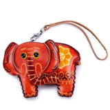 Genuine Leather Cute Coin Purses Handmade Animal Mini Cases