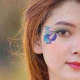 Temporary Face Tattoos Sparkly Fairy Butterfly Wings