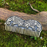 Norse Viking Beard Comb Odin's Ravens Viking Gift For Men