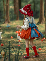 Handmade Little Red Mushroom Costume Set