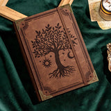 A5 Leather Loose-leaf Binder Notebook with 240 Inner Pages
