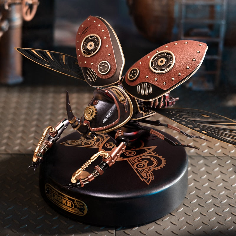 Biopunk Rhino Beetle DIY 3D Wooden Model Kit