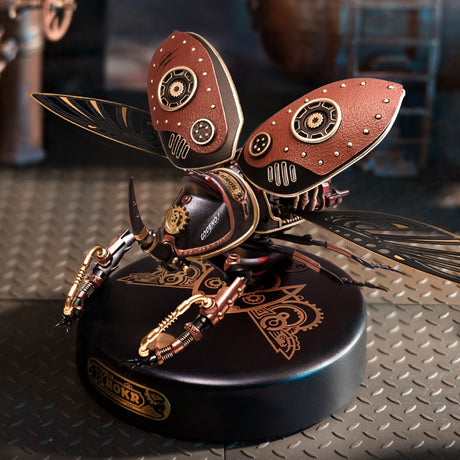 Biopunk Rhino Beetle DIY 3D Wooden Model Kit