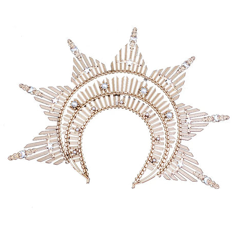 Golden City Goddess Halo Crown Headband