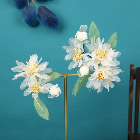 Silk Peony Hair Clip 1/2pcs Flower Hairpins Handmade Bridal Hair Accessories