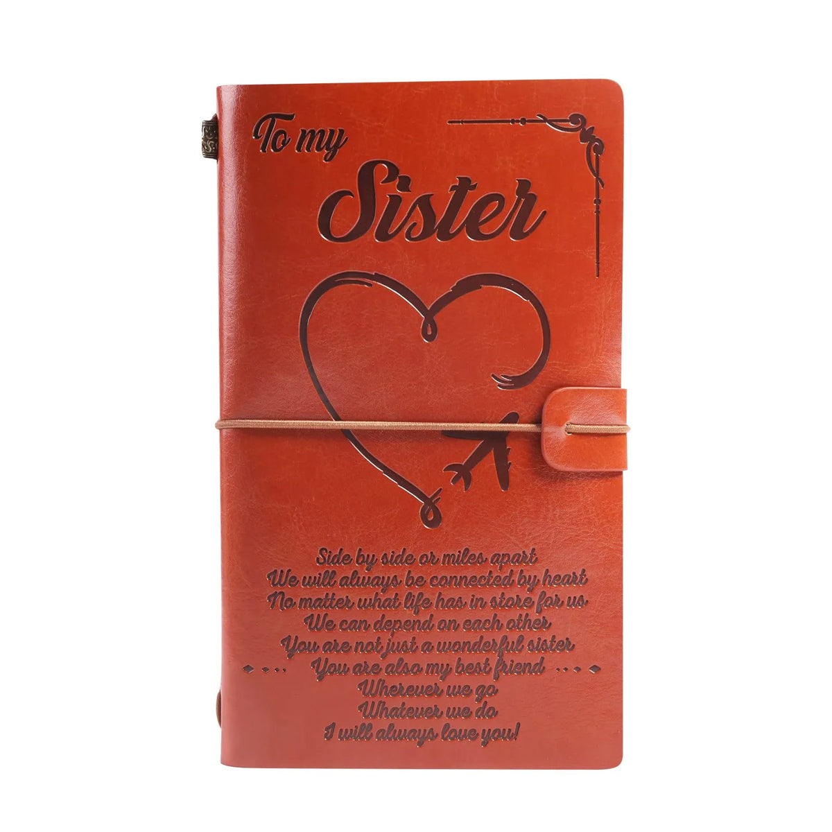 To My Son, Daughter, Grandson, Granddaughter, Wife, Sister, etc, Gift PU Leather  Journal Notebooks