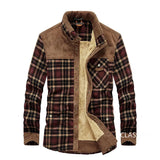 Woodsman Plaid Shirts Lightweight Fleece Jackets