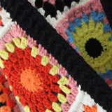 Gam Gam Granny Squares Knit Buttonless Cardigans