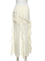 Lace Skirts Irregular Hem Multi-Layered Ruffles
