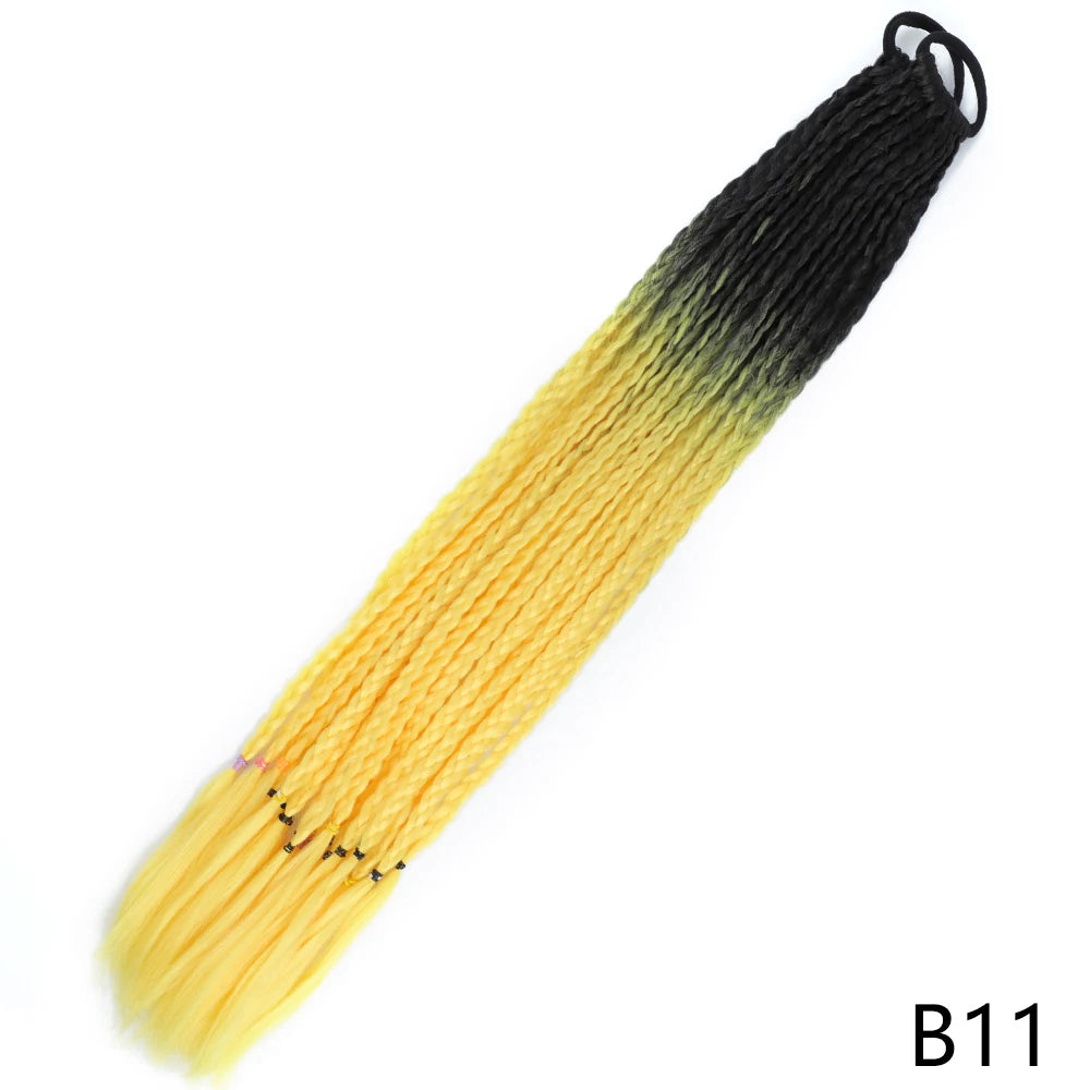 Long Braided Ponytail Hair Extensions 60CM