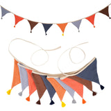 Children's Bunting 10 Triangle Flags with Tassles Party Decor Carnival Banner Garland 2.6M/8.5FT