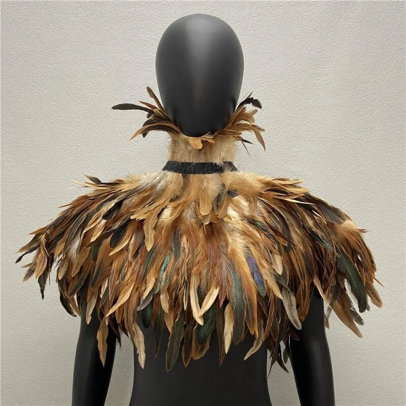 Zippora's Feather Collar Shawl